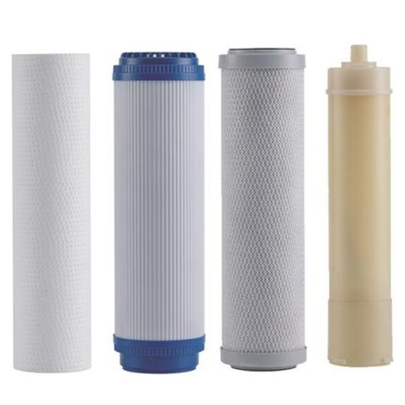 Filterflaske og filterelement PP plastpiller